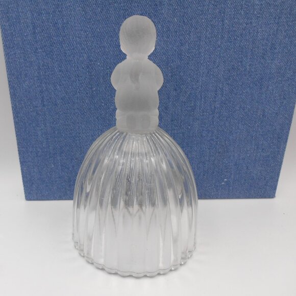 VINTAGE 1978 GOEBEL ANNUAL GLASS CRYSTAL BELL PRAYING GIRL WEST GERMANY HUMMEL - Picture 4 of 15